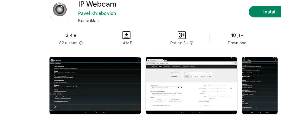 10 Rekomendasi Aplikasi Kamera Laptop