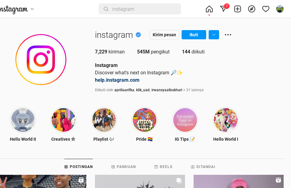 10 Akun Instagram dengan Followers Terbanyak