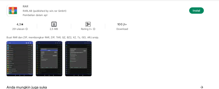 10 Rekomendasi Aplikasi RAR Android Terbaik