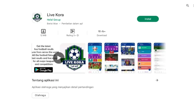Aplikasi Kora TV Live Streaming Piala Dunia