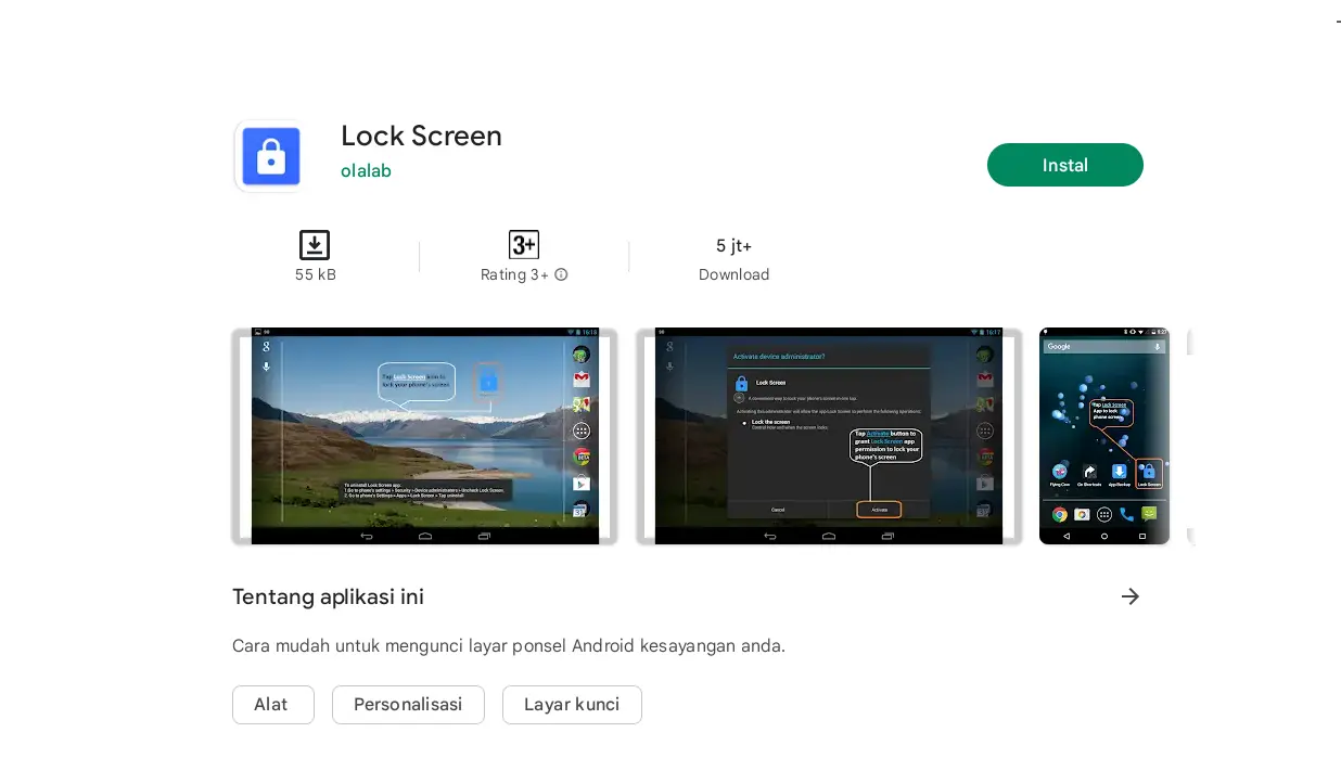 Aplikasi Kunci Layar Terbaik