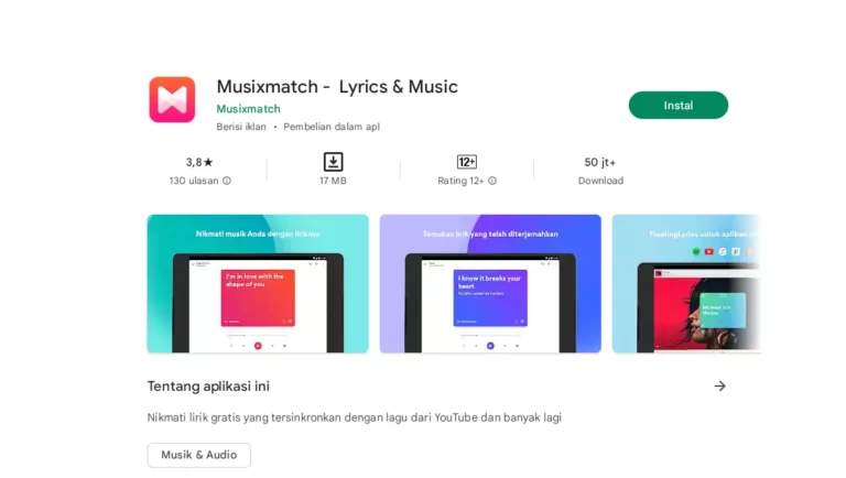 Aplikasi Lirik Lagu Terbaik