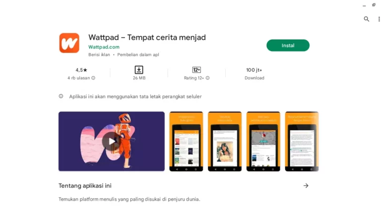 Aplikasi Membaca Novel Terbaik