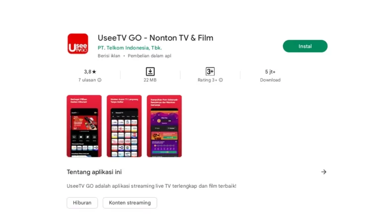 Aplikasi Nonton TV Gratis Terbaik