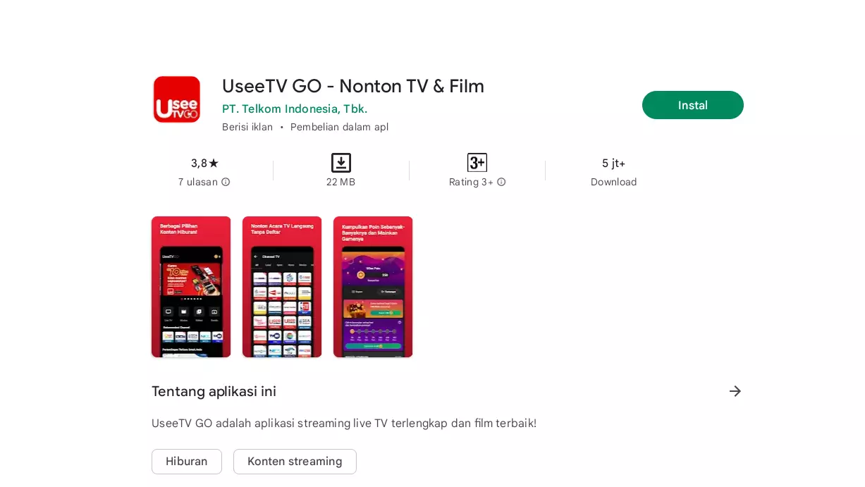 10 Aplikasi Nonton TV Gratis Terbaik
