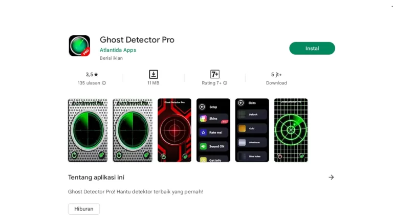 Aplikasi Pendeteksi Hantu Terbaik  