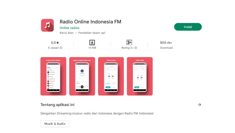 Aplikasi Radio Online Terbaik