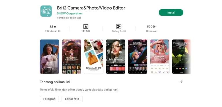 Cara Membuat Foto Selfie Unik di Aplikasi B612