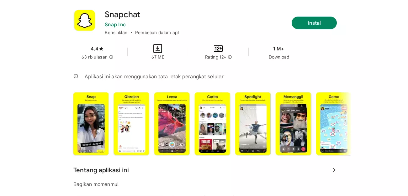 Cara Menggunakan Snapchat Bagi Pemula