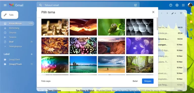 Cara Merubah Tampilan Gmail dengan Mudah