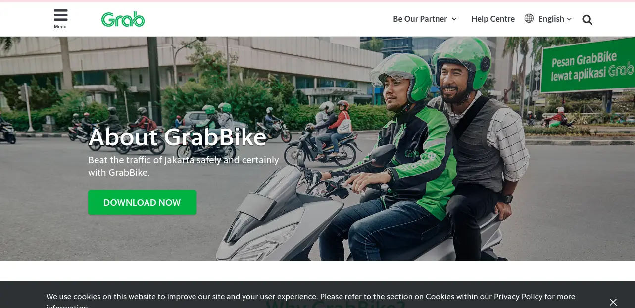 Cara Pesan GrabBike Melalui Ponsel