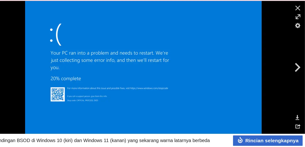 Penyebab Blue Screen d