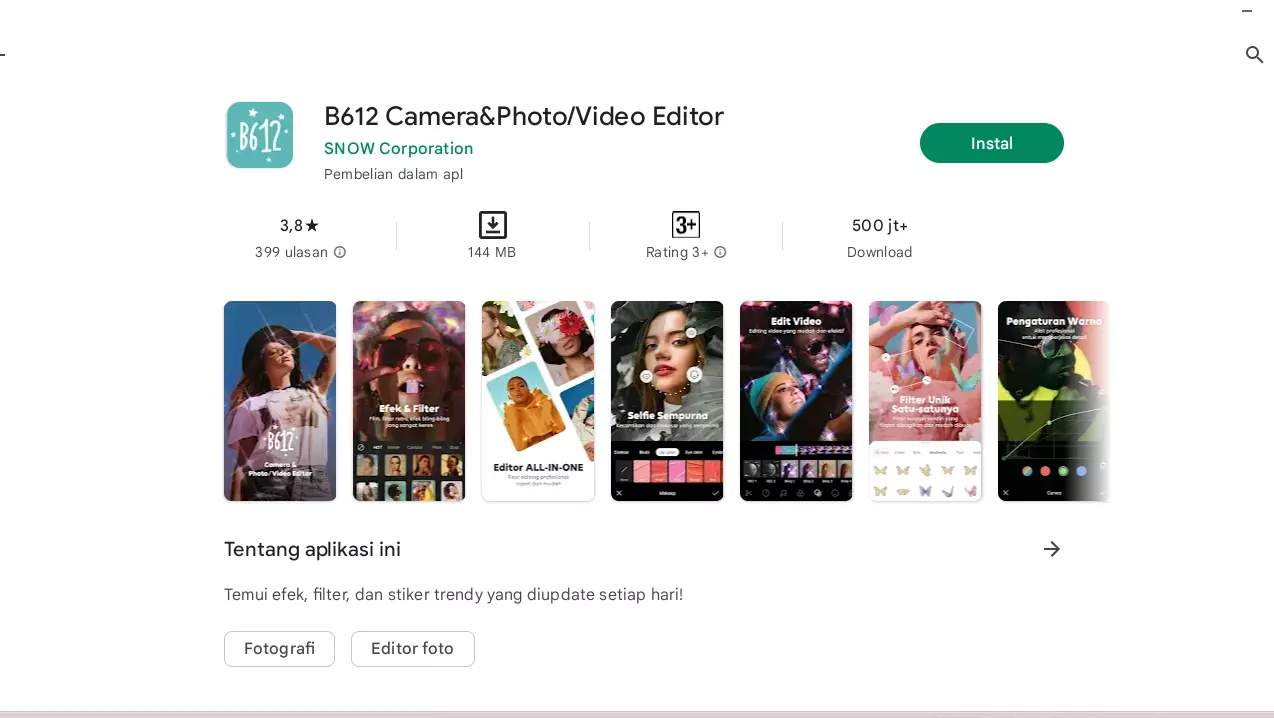 B612 APK MOD ALL UNLOCKED