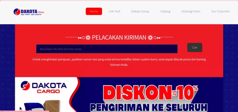 Cara Cek Resi Dakota Cargo