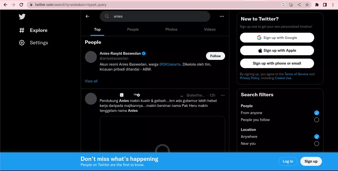 Arti Centang Biru Twitter