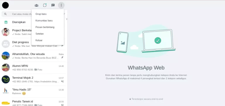 Cara Keluar Akun WhatsApp