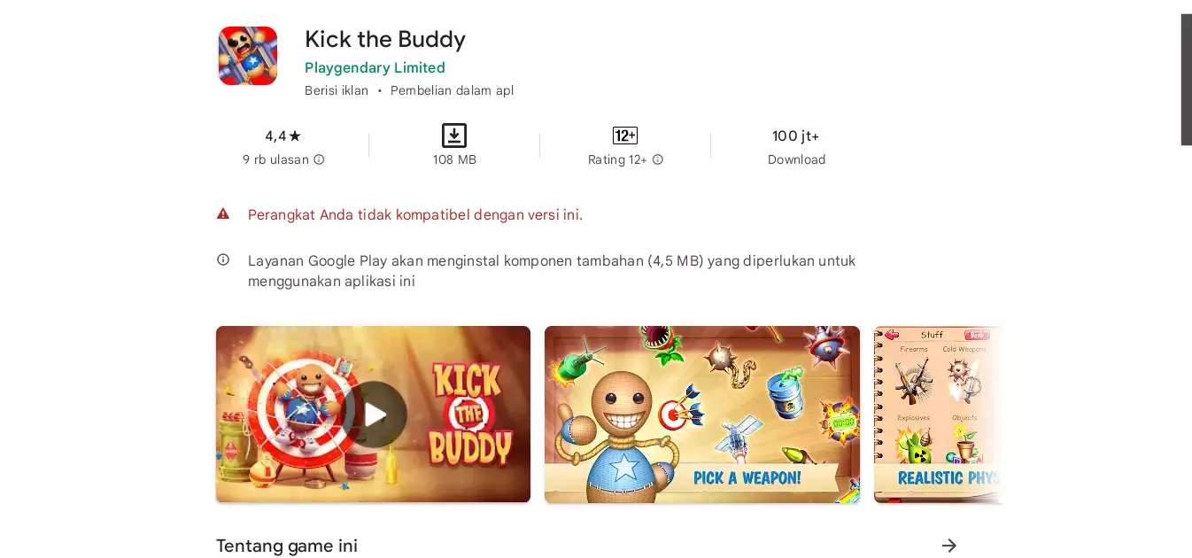 Download Kick The Buddy Mod Apk