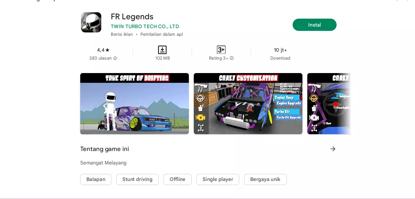 FR Legends Mod Apk
