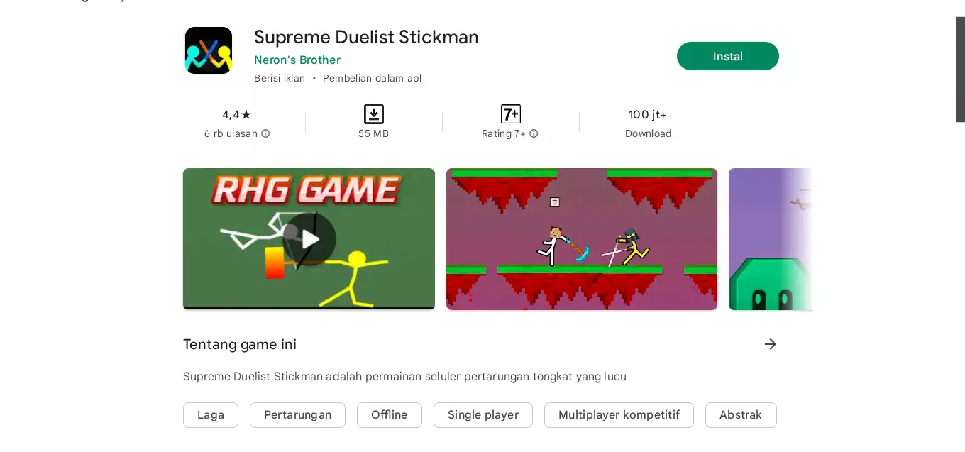 Supreme Duelist Stickman