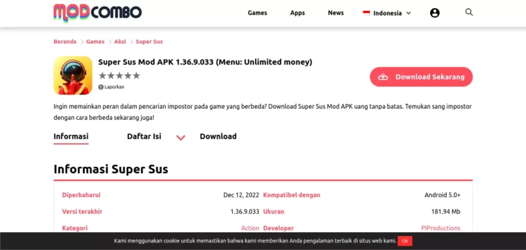 Tentang Mod Super Sus Apk