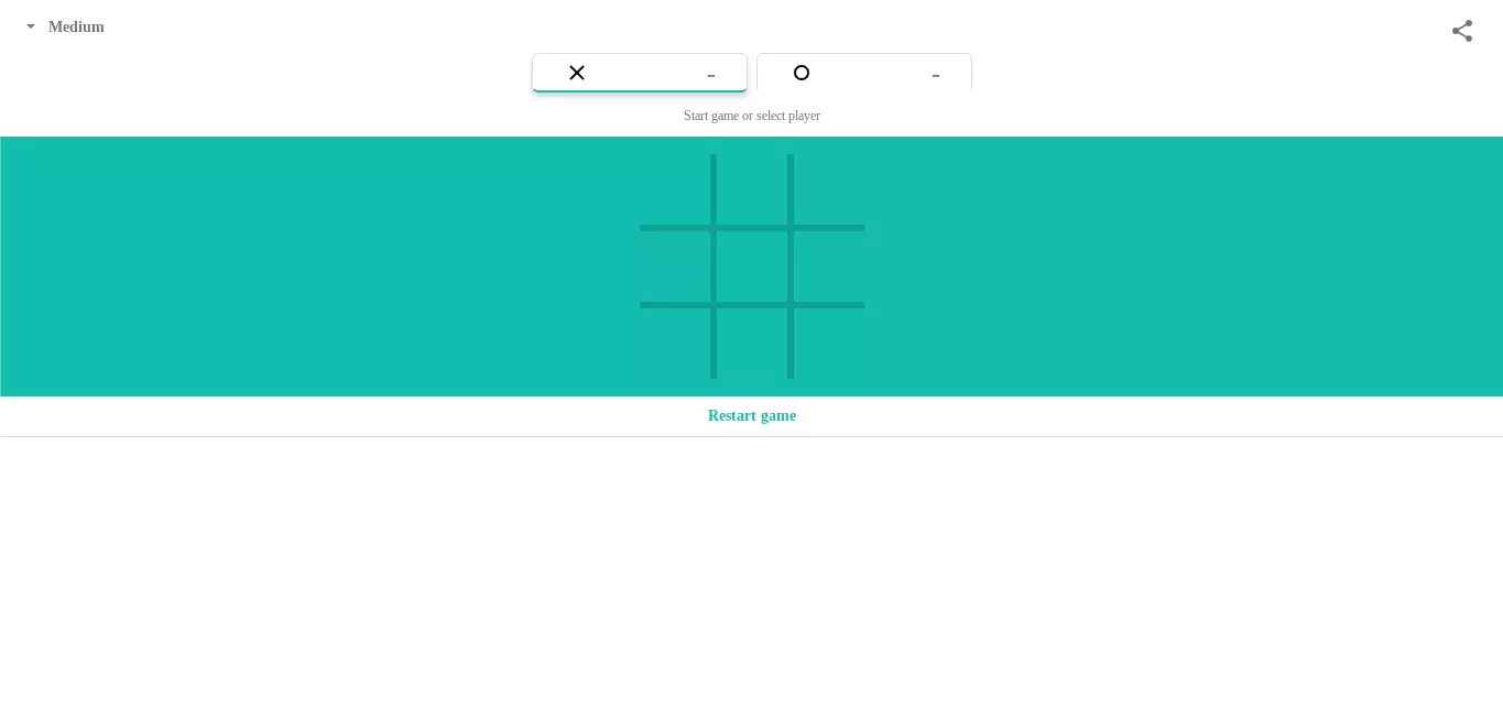 Tic Tac Toe Google