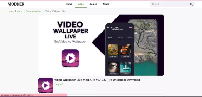 Video Live Wallpaper Maker Mod Apk