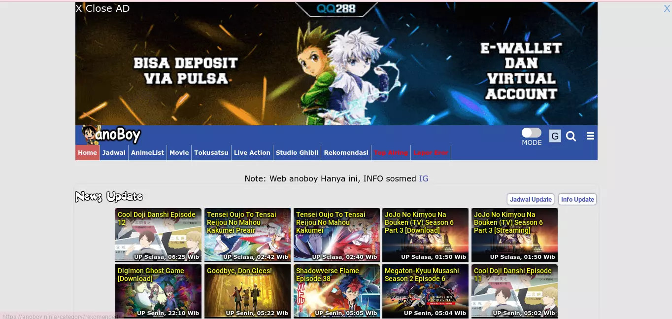 Link Download Anoboy Apk Anime VIP Gratis Terbaik 2023 (Update 2025) Link Download Anoboy Apk Anime VIP Gratis Terbaik 2023 (Update 2025)