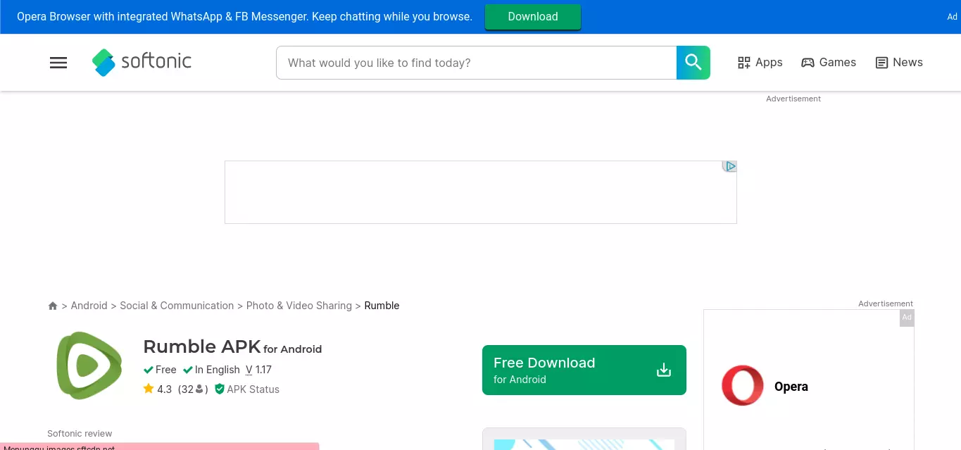 download rumble apk