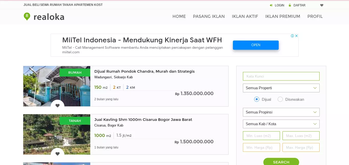 Aplikasi Jual Beli Rumah Online