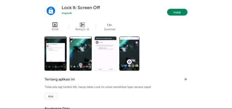 Aplikasi Menyembunyikan Aplikasi