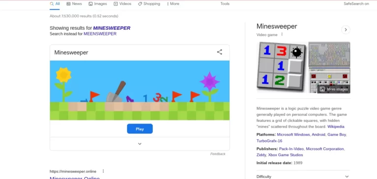 Minesweeper Google Online
