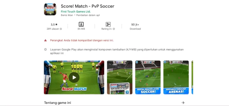 Aplikasi Game Sepak Bola Android Terbaik