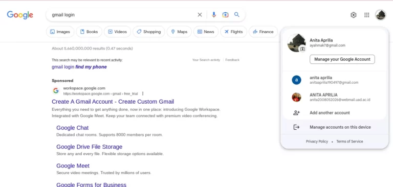 Cara Logout Akun Google di HP