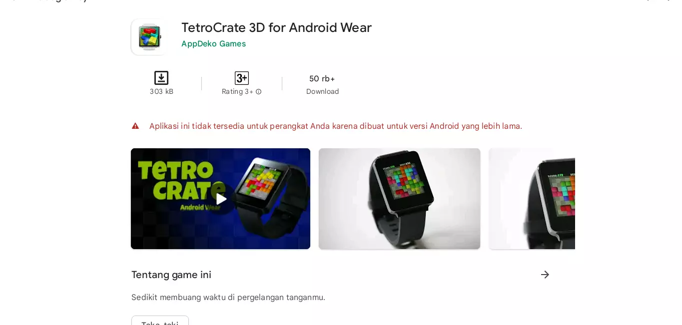 Game untuk Perangkat Android Wear Terbaik