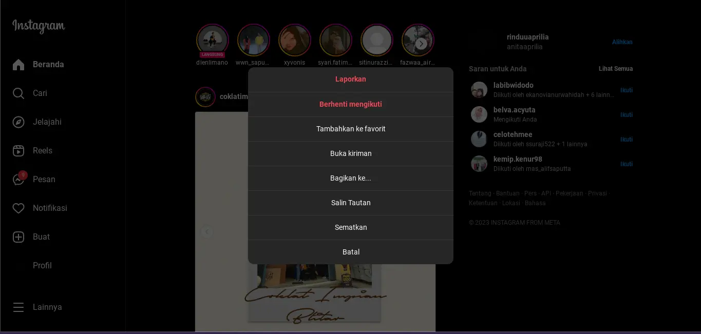 Cara Menonaktifkan IG dengan Mudah 1 Cara Menonaktifkan IG