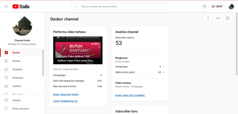 Youtube Studio Desktop