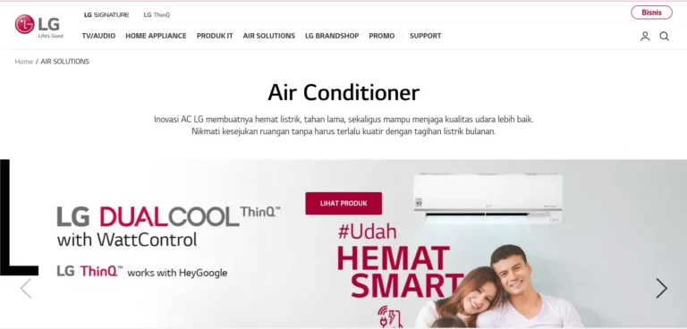 Cara Setting AC LG Biar Dingin