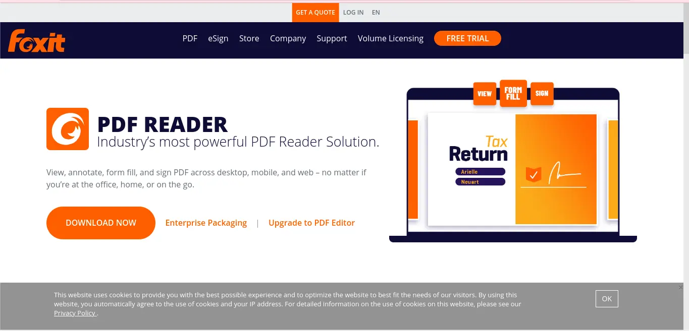 Download Foxit Reader