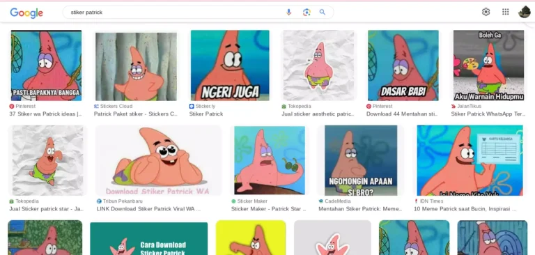 Stiker Patrick