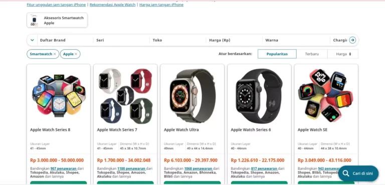 Aplikasi Smartwatch Apple