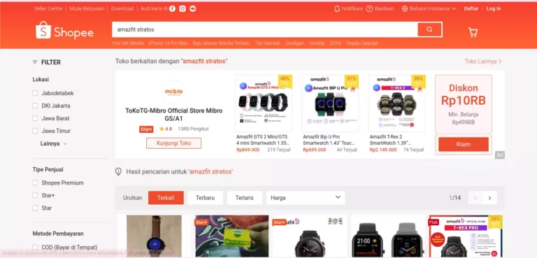 Cara Belanja di Shopee