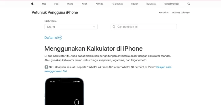 Cara Melihat History Kalkulator iPhone