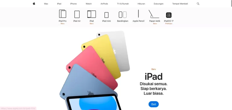daftar harga ipad