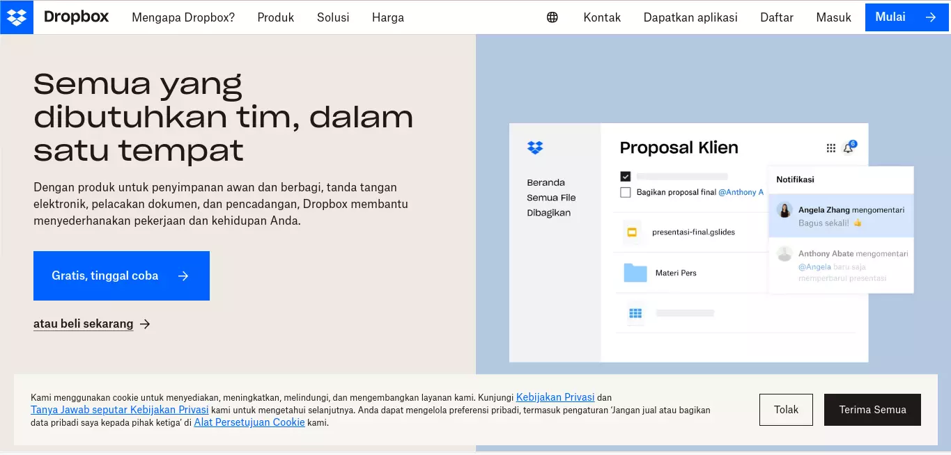 PENGERTIAN DROPBOX