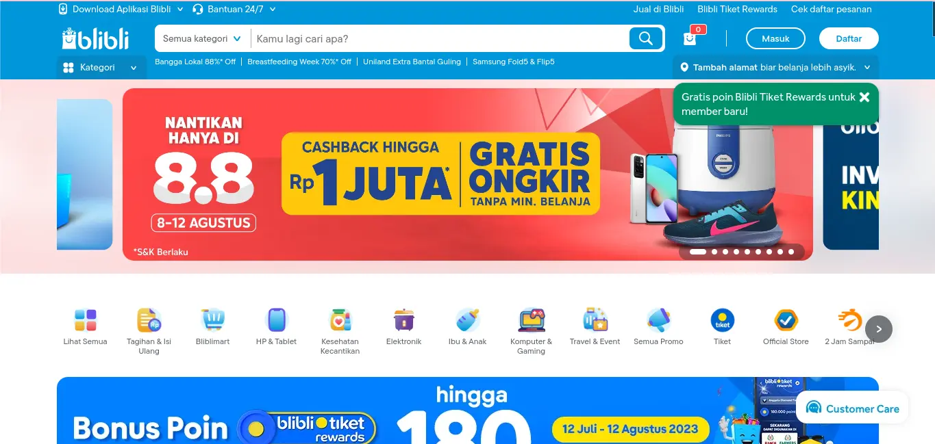 Cara Belanja di Blibli.com