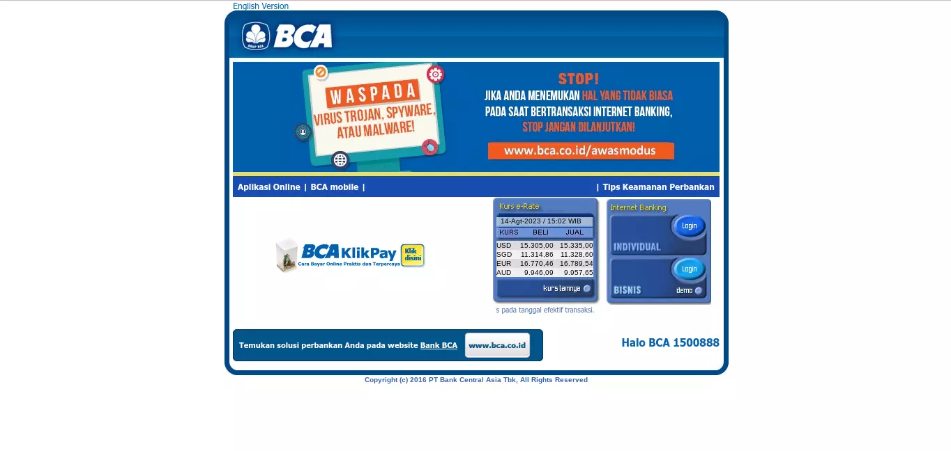 KlikBCA Individual Login dengan Mudah 2023