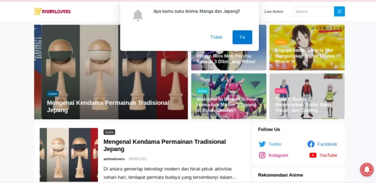 Nama Nama Karakter Anime Cewek Cowok Keren