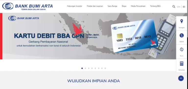 Kode Transfer Bank Bumi Arta