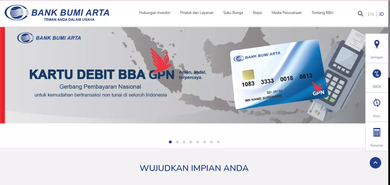Kode Transfer Bank Bumi Arta