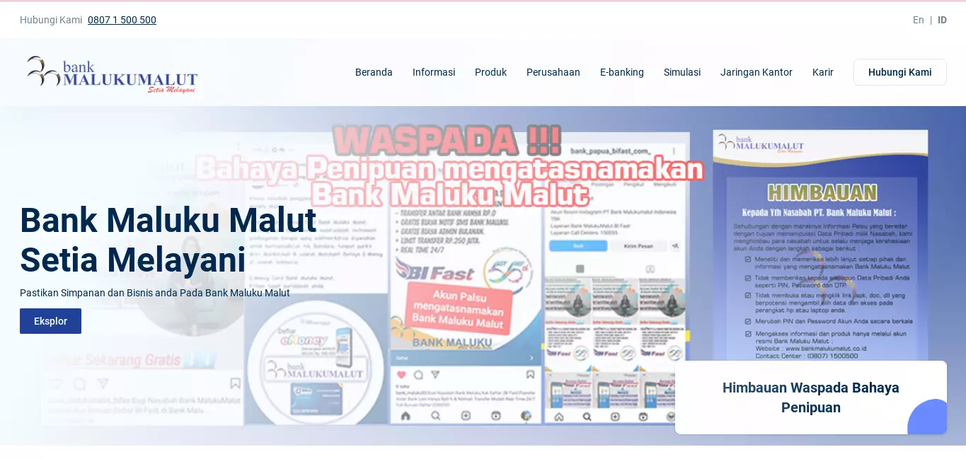 Kode Transfer Bank Maluku Utara